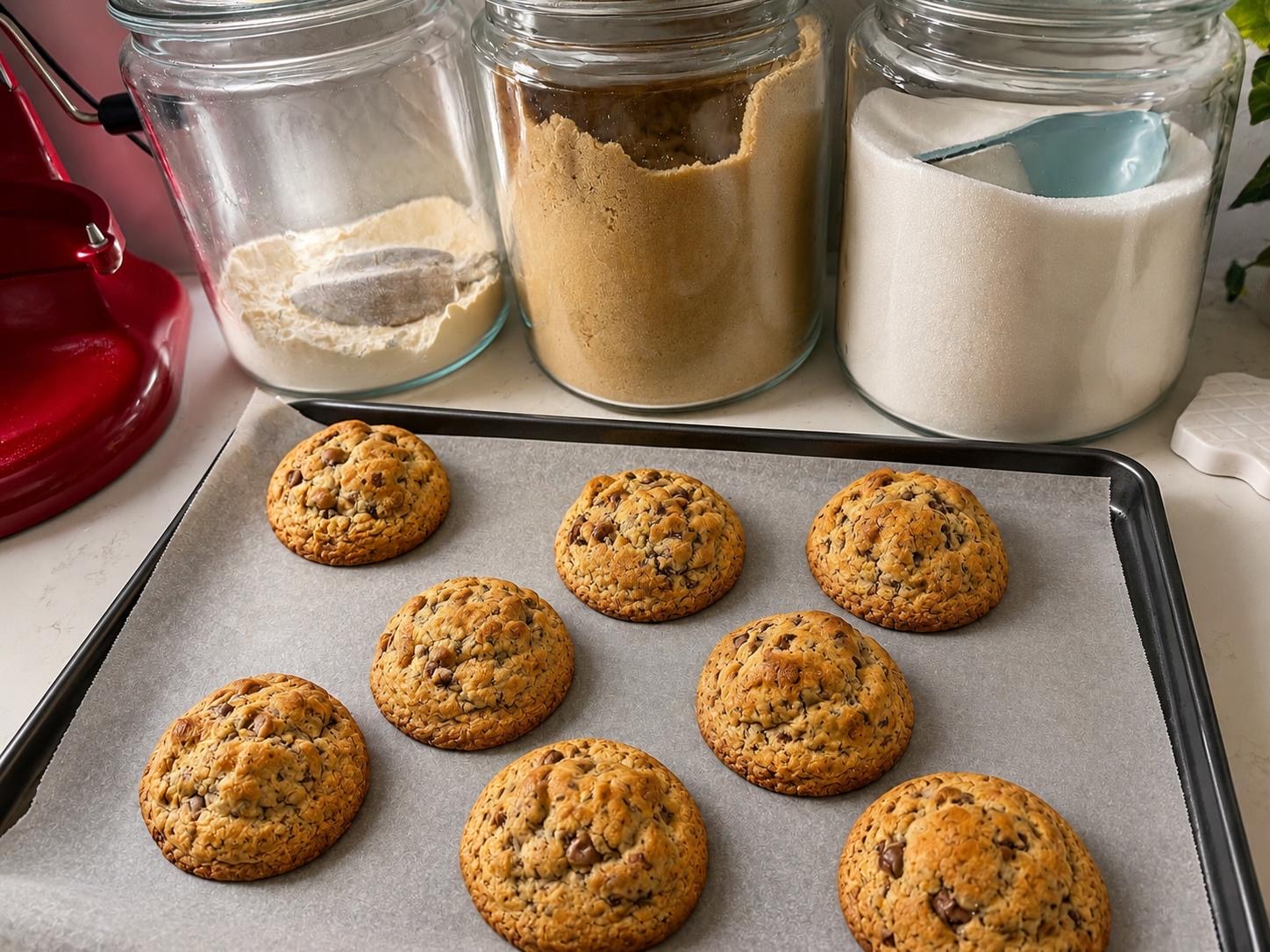 Cookies after baking