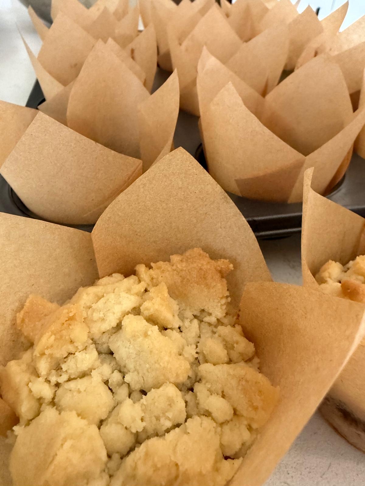 Muffins after baking